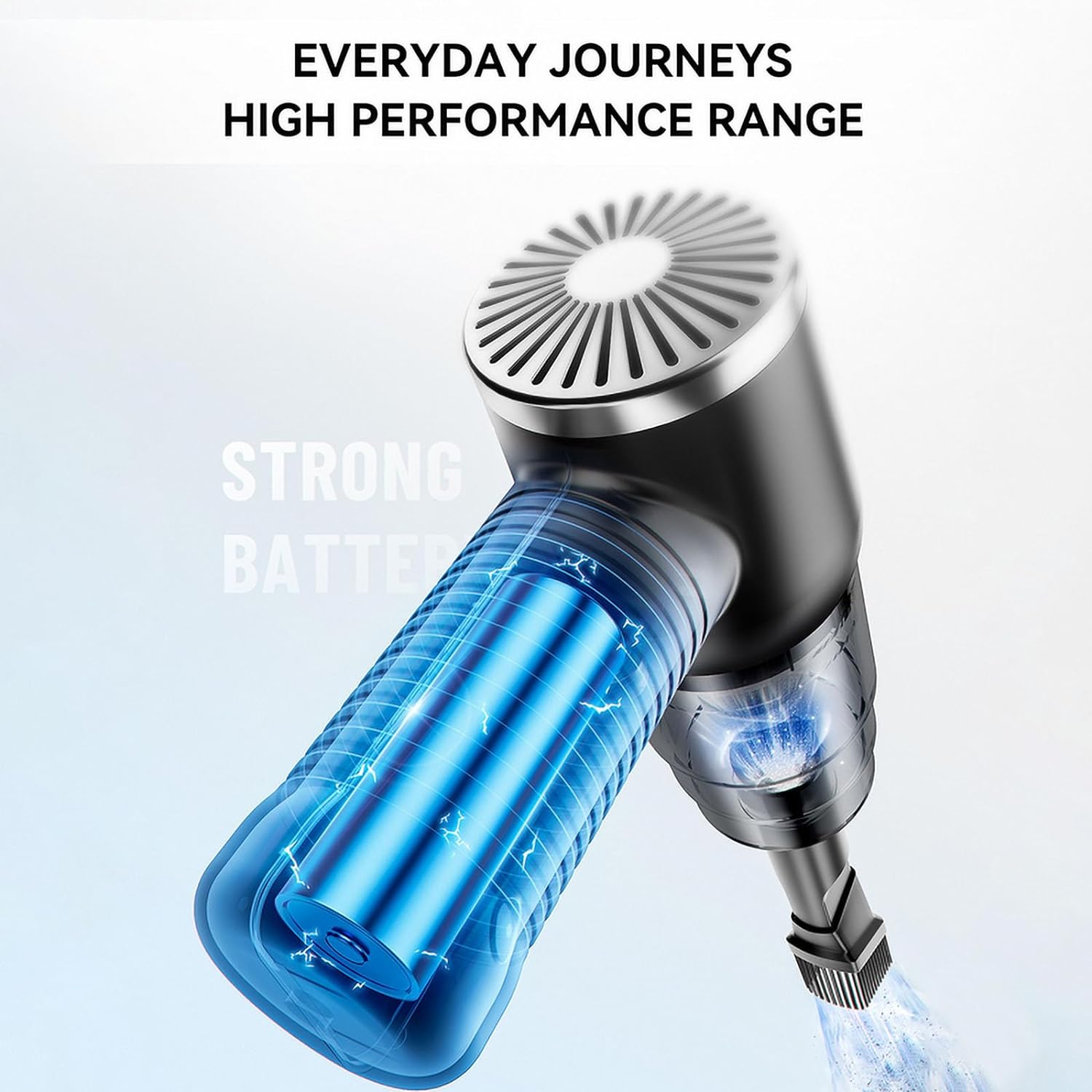 Car Mounted Vacuum Cleaner Wireless Portable Household Handheld Dust Collector Lightning Deals of Today Prime (Blue) - John Pierce Auto Care