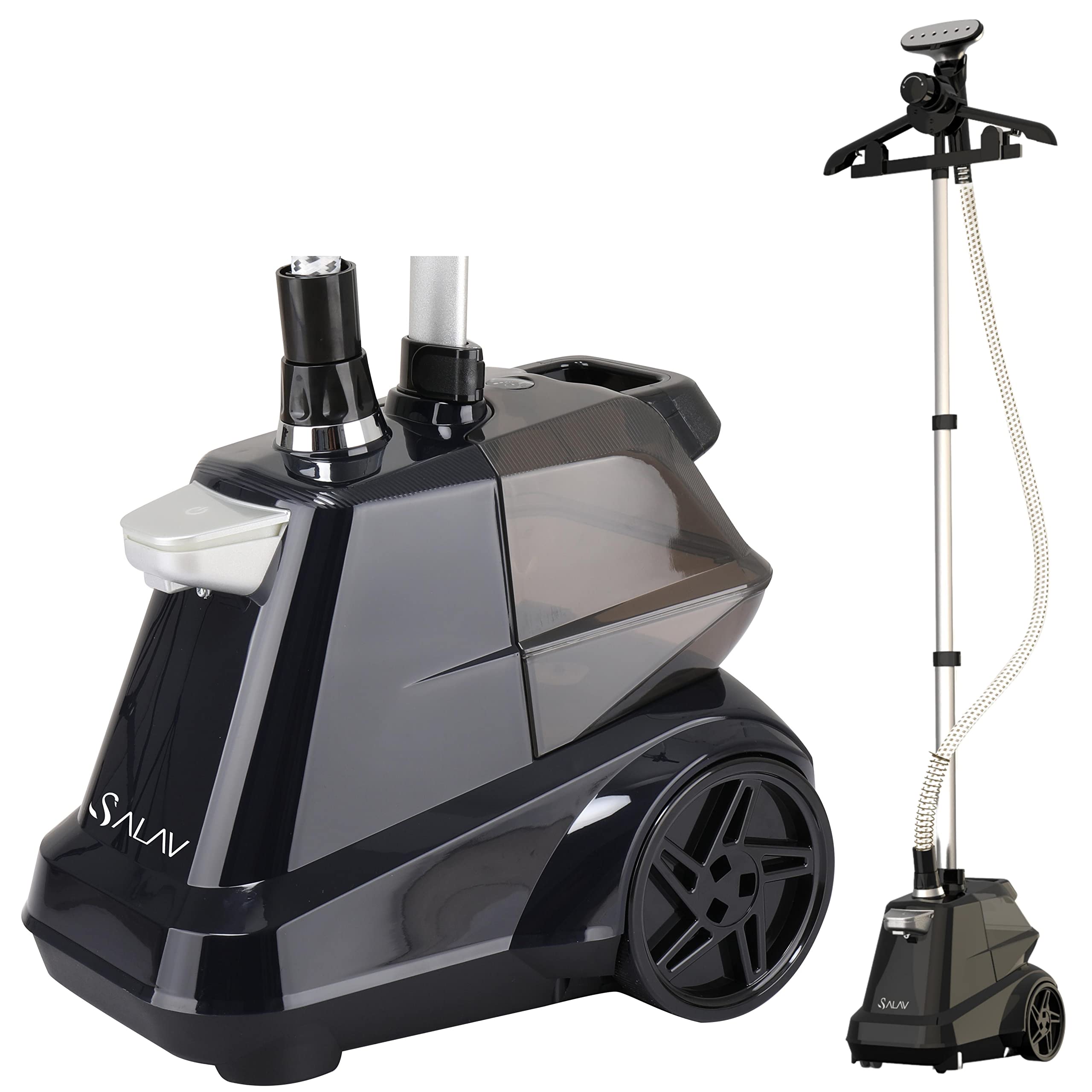 SALAV Commercial Full Size Garment Steamer with Foot Pedals and Extra Large 3L Water Tank - John Pierce Auto Care