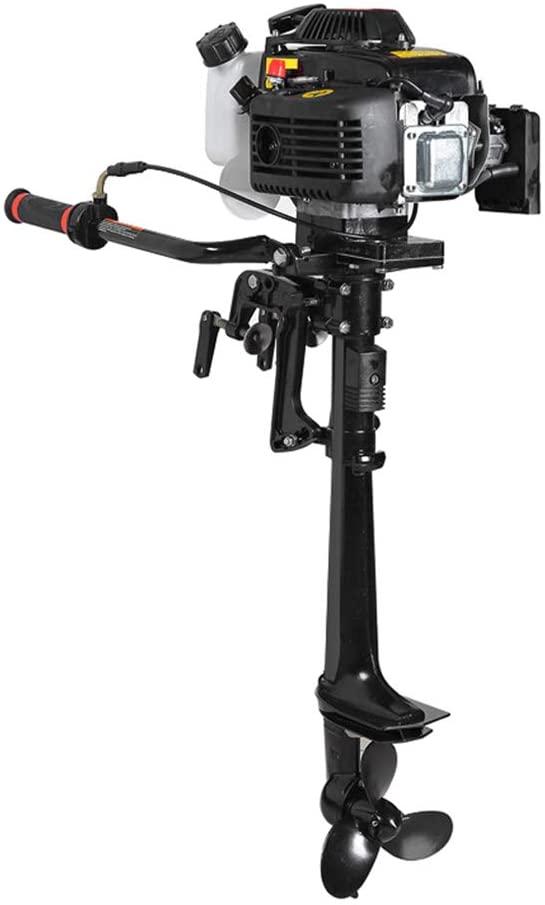 funchic 4 Stroke 3.6 HP Outboard Motor 55CC Boat Engine with Air Cooling System for Inflatable Boats, Fishing Boats, Sailboats, and Small Yachts - John Pierce Auto Care