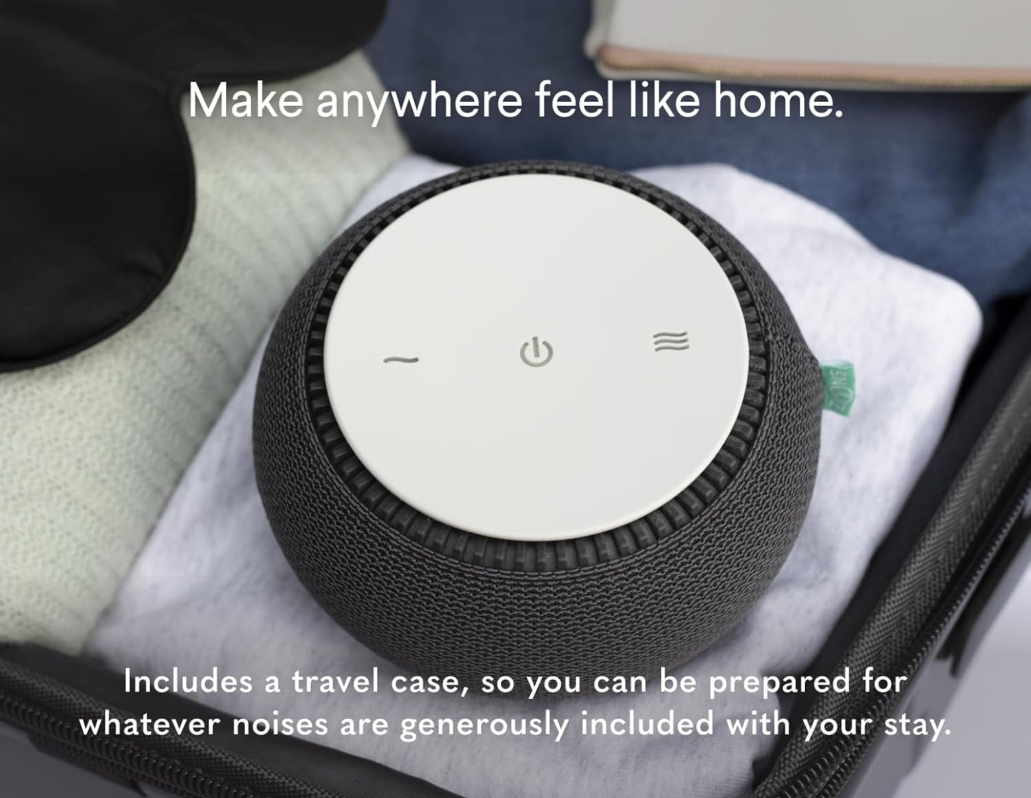 Original Charcoal White Noise Sound Machine and SNOOZ Go Travel Friendly and Portable Sound Machine   Bundle - John Pierce Auto Care