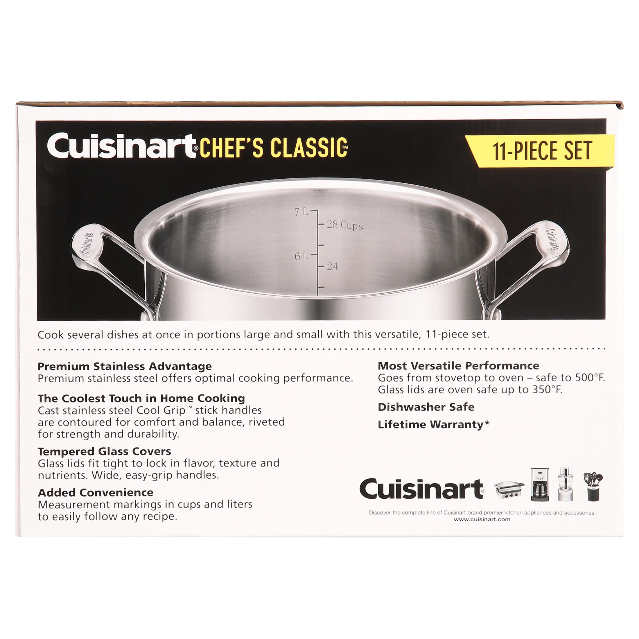 Cuisinart Chef's Classic 11-Piece Cookware Set - John Pierce Auto Care