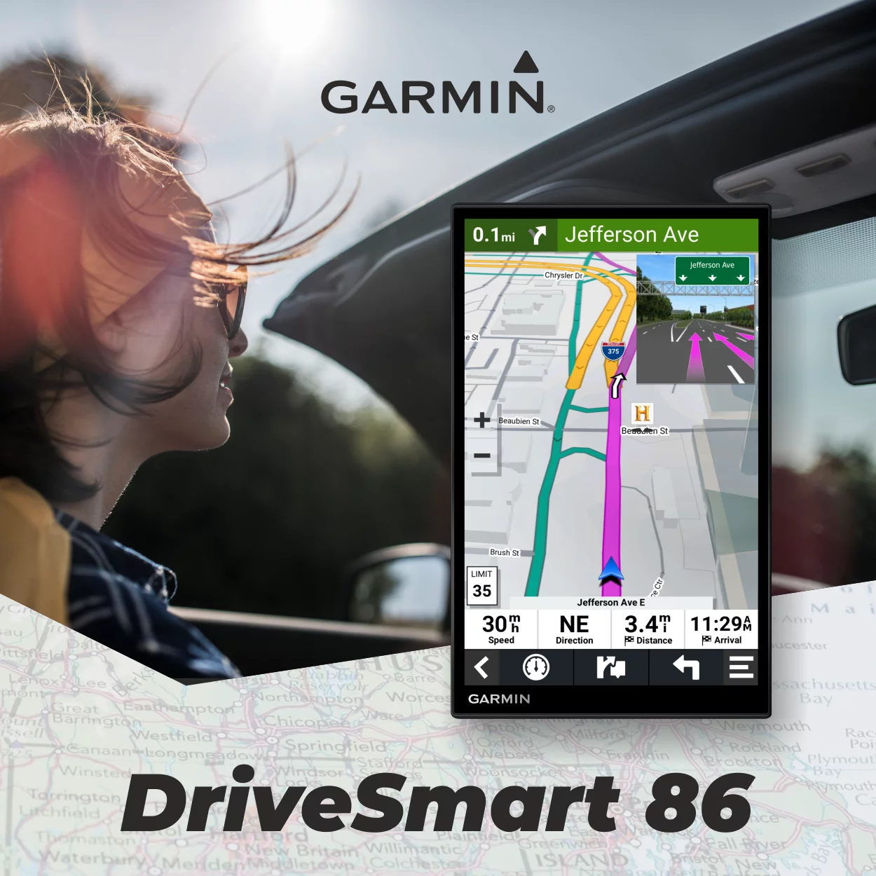 Garmin DriveSmart 86 8-inch GPS Navigator - John Pierce Auto Care