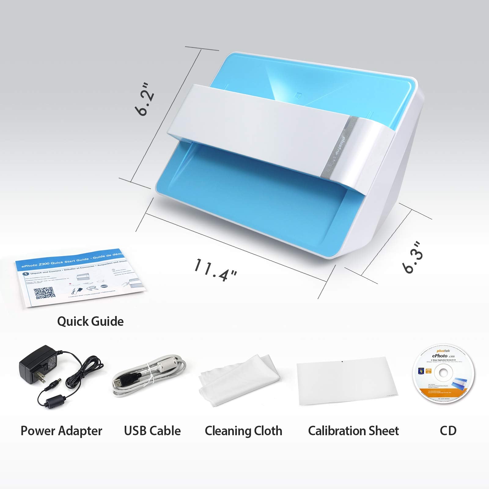 Plustek Photo Scanner, 4x6 Photo in 2sec, Auto Crop and Deskew CCD Sensor - John Pierce Auto Care