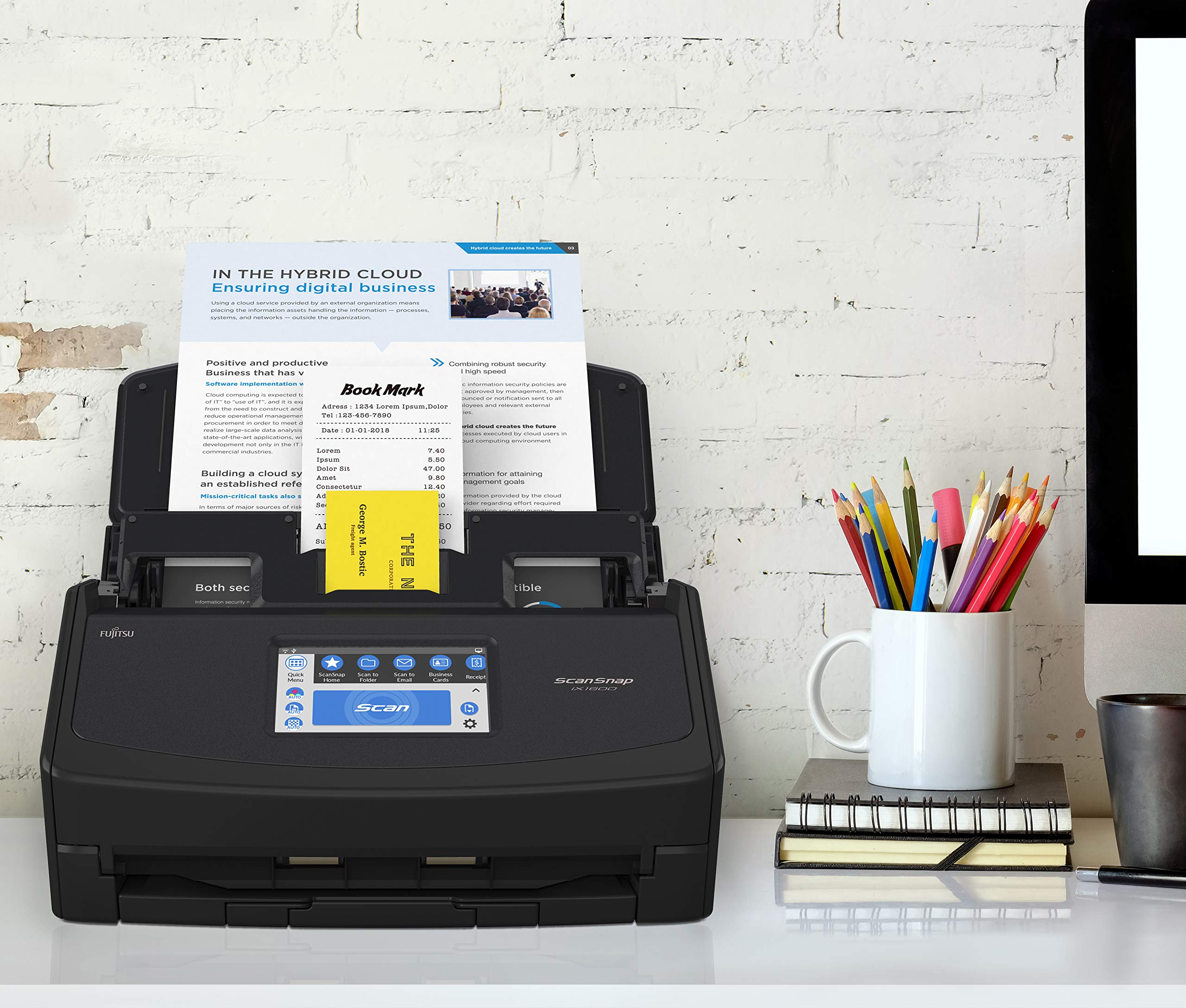 ScanSnap Wireless or USB High Speed Cloud Enabled Document, Photo \u0026amp; Receipt Scanner - John Pierce Auto Care