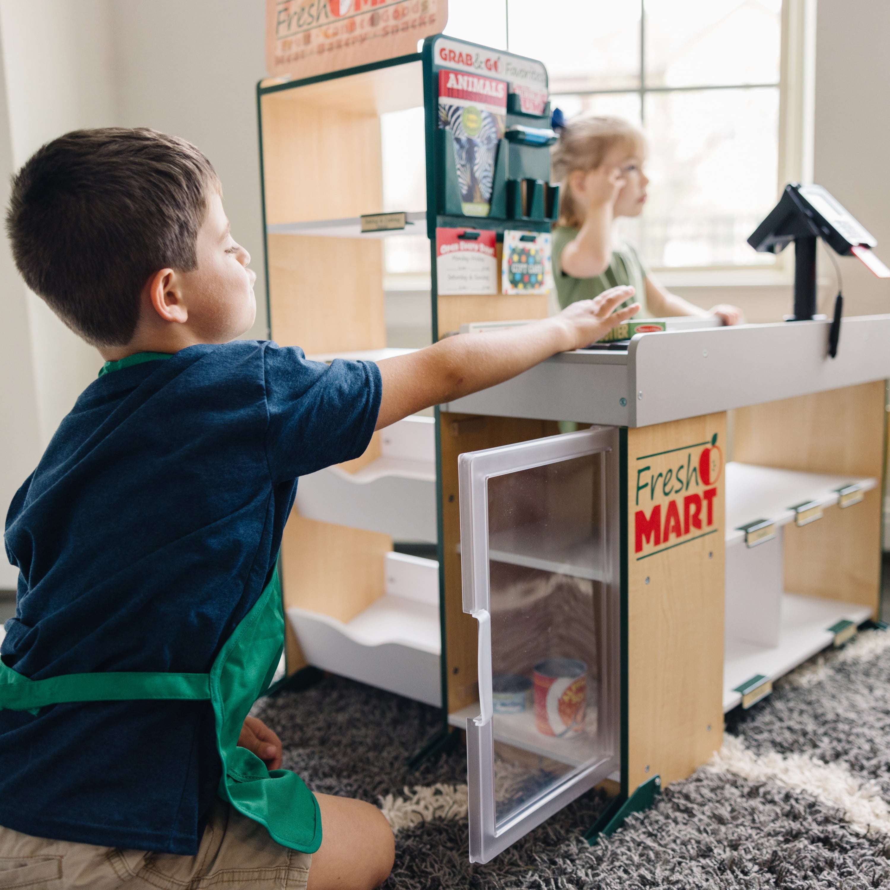 Melissa & Doug Wooden Fresh Mart Grocery - John Pierce Auto Care