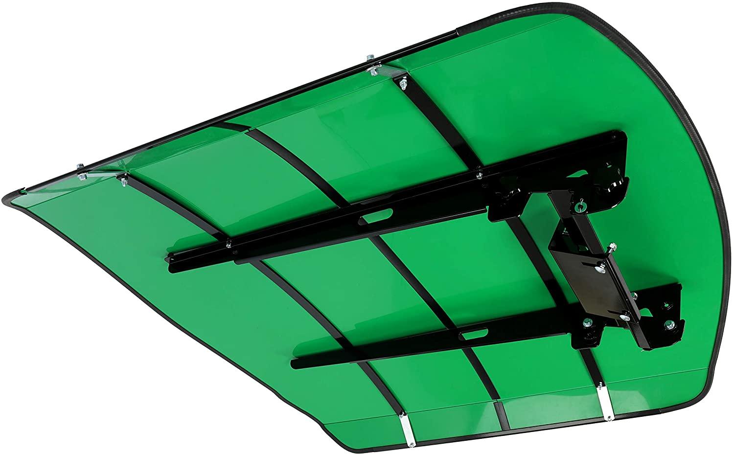 HECASA Green Tractor Canopy Compatible with All ROPS 48��� X 52��� Equipped Tractors with a 2��� x 2��� or 2��� x 3��� ROPS (Will Add About 4�� to The Height of The Tractor) - John Pierce Auto Care