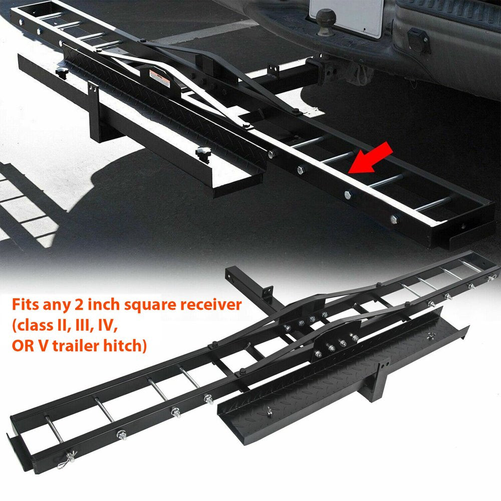 KOJEM 500 Lbs Heavy Duty Motorcycle Dirt Bike Scooter Carrier Hitch Rack - John Pierce Auto Care