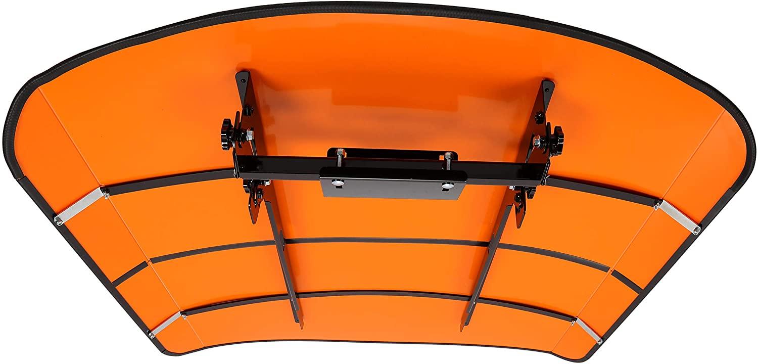 ECOTRIC Tractor Canopy Orange Compatible with All ROPS 48��� X 52��� Equipped Tractors with a 2��� x 2��� or 2��� x 3��� ROPS (Will Add About 4�� to The Height of The Tractor) Tractor Sun Canopy Sunshade - John Pierce Auto Care