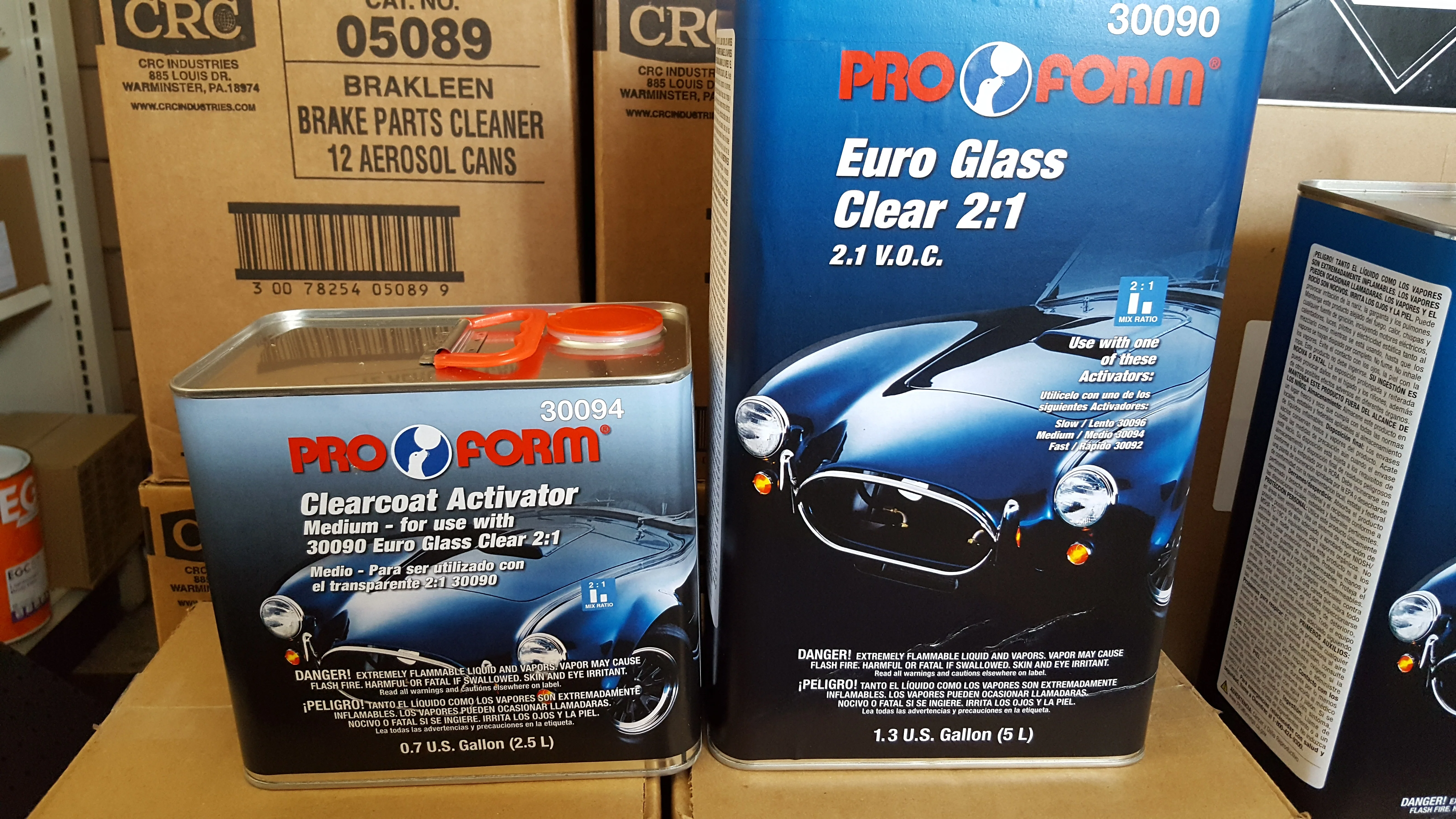 EUROPEAN CLEAR COAT 2K URETHANE 5 LITERS + 2.5 LITER Slow ACTIVATOR - John Pierce Auto Care