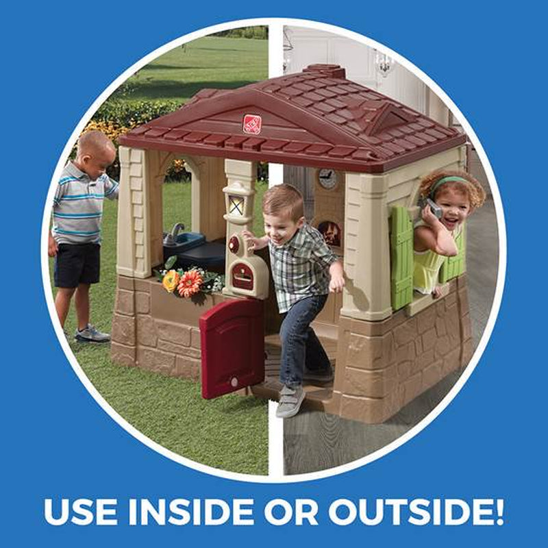 Neat \u0026amp; Tidy Cottage II Brown Playhouse Plastic Kids Outdoor Toy - John Pierce Auto Care