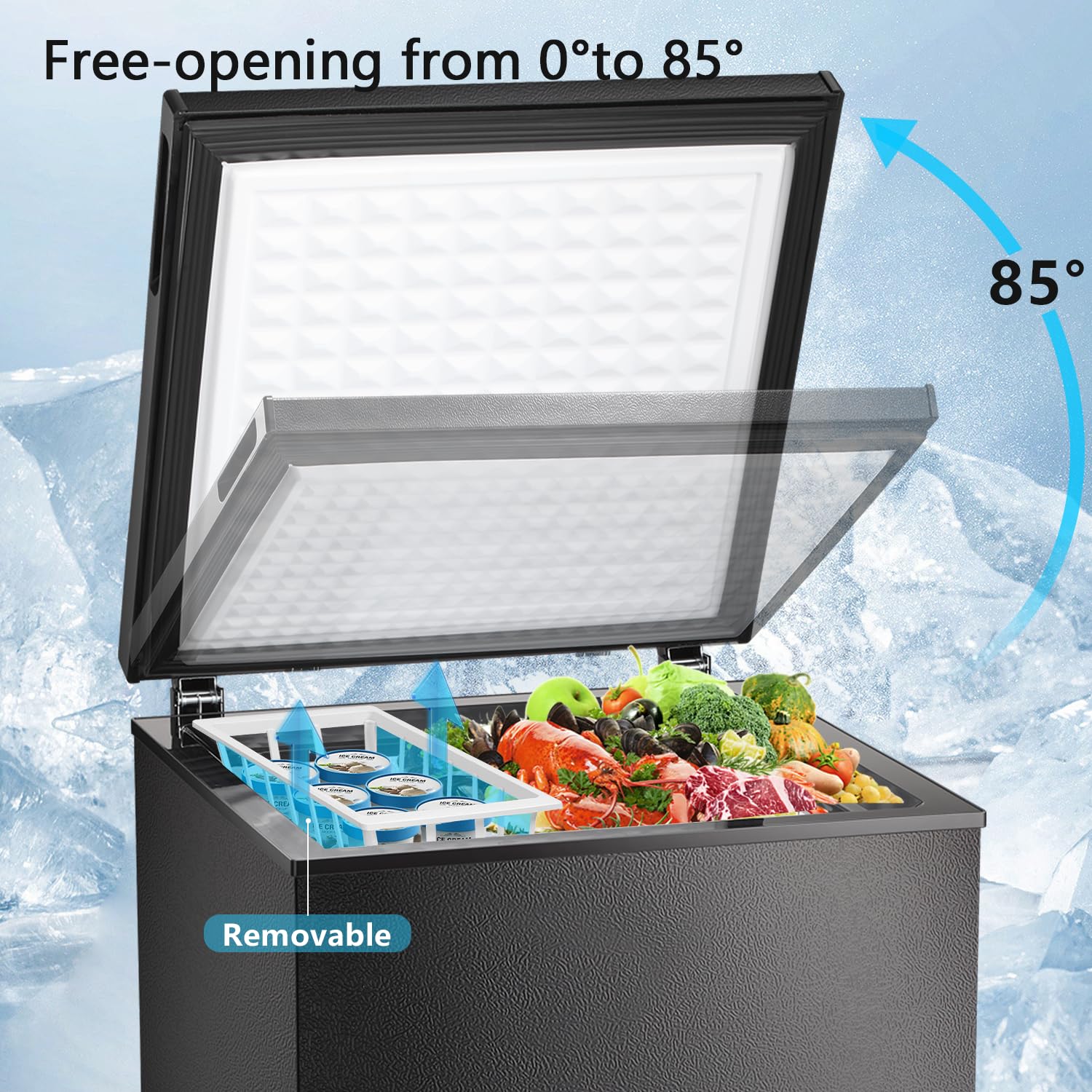 R.W.FLAME 3.5 Cu. Ft. Chest Freezer - John Pierce Auto Care