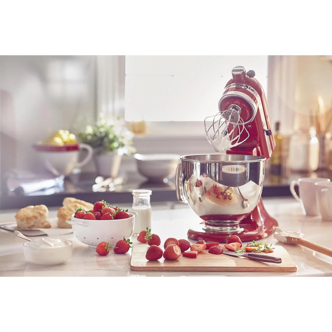 KitchenAid Artisan 5-Quart Stand Mixer, Red - John Pierce Auto Care