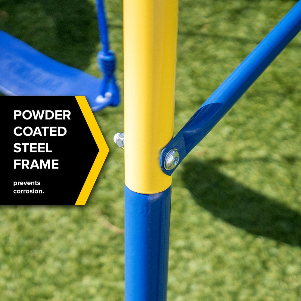 Sportspower Swing and Saucer Swing Metal Set with Heavy Duty A Frame, Holds up to 300 Lb. - John Pierce Auto Care