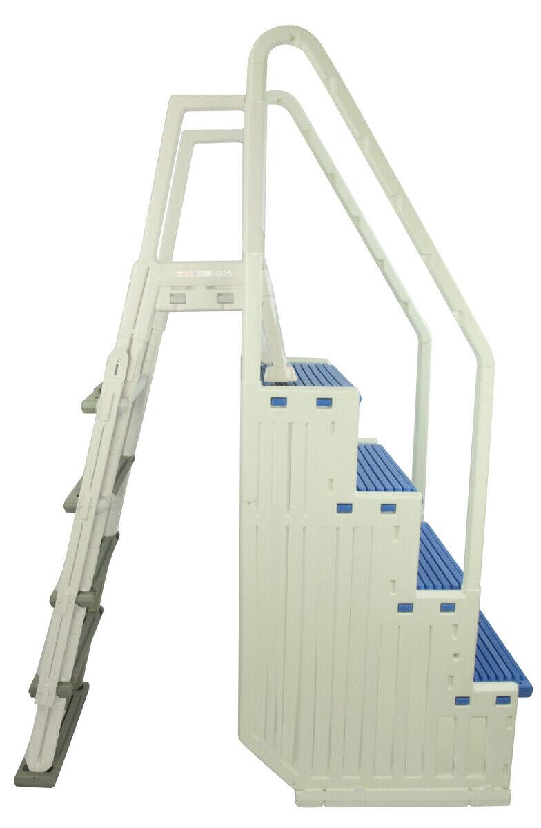 Confer Step 1 \u0026amp; In Pool Ladder Above Ground Swimming Pool System �C Choose Color - John Pierce Auto Care