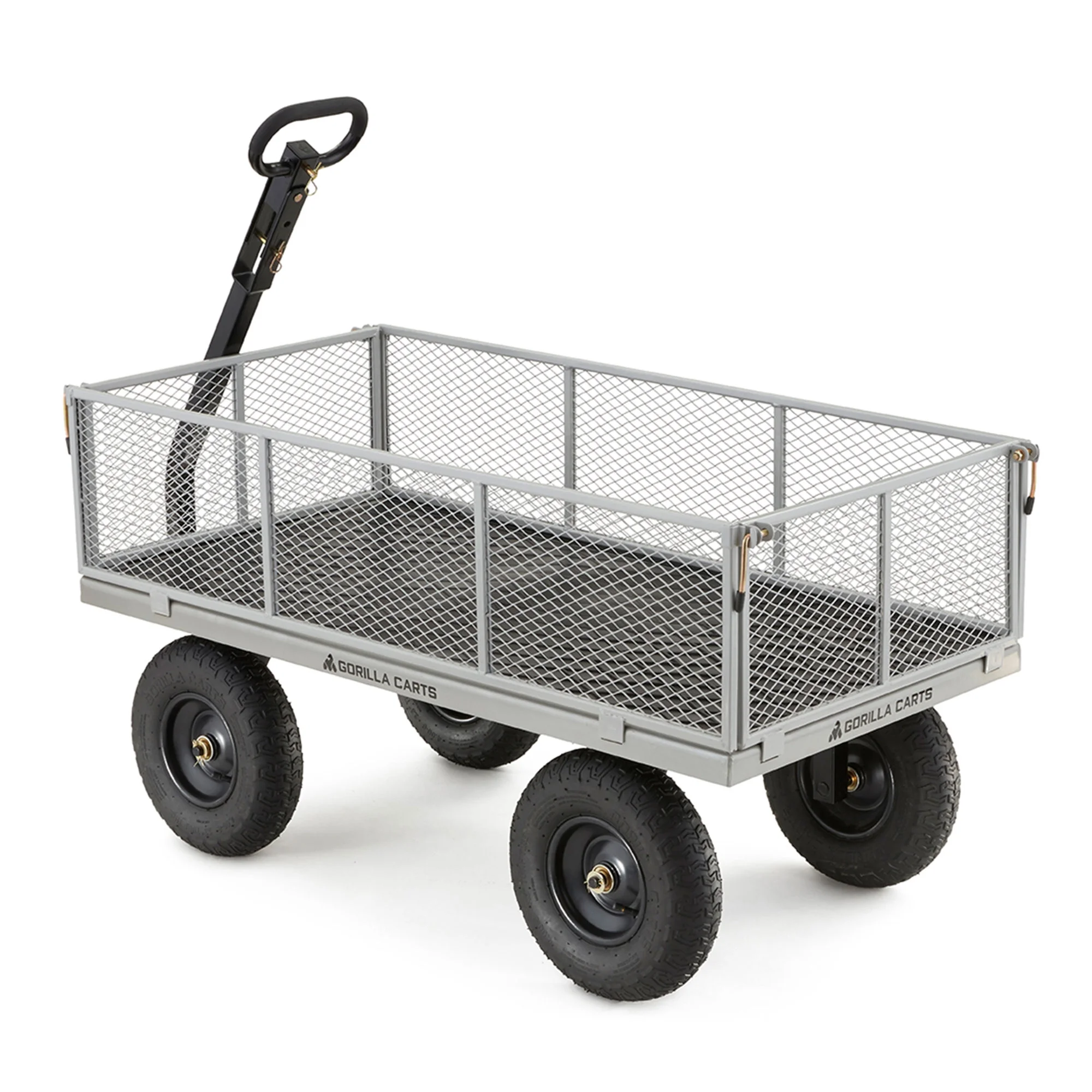 Gorilla Carts GOR1001-Com 1000-lb Steel Utility Cart, 13-inch - John Pierce Auto Care