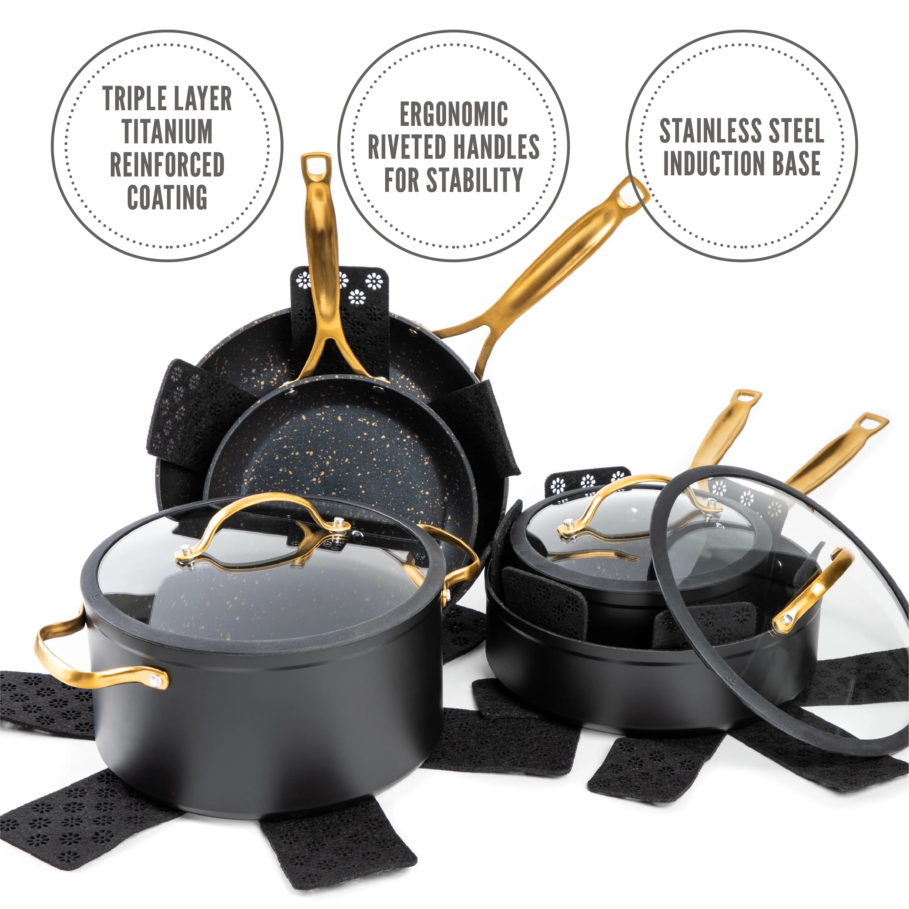 Thyme & Table 12-Piece Non-Stick Cookware Set - John Pierce Auto Care