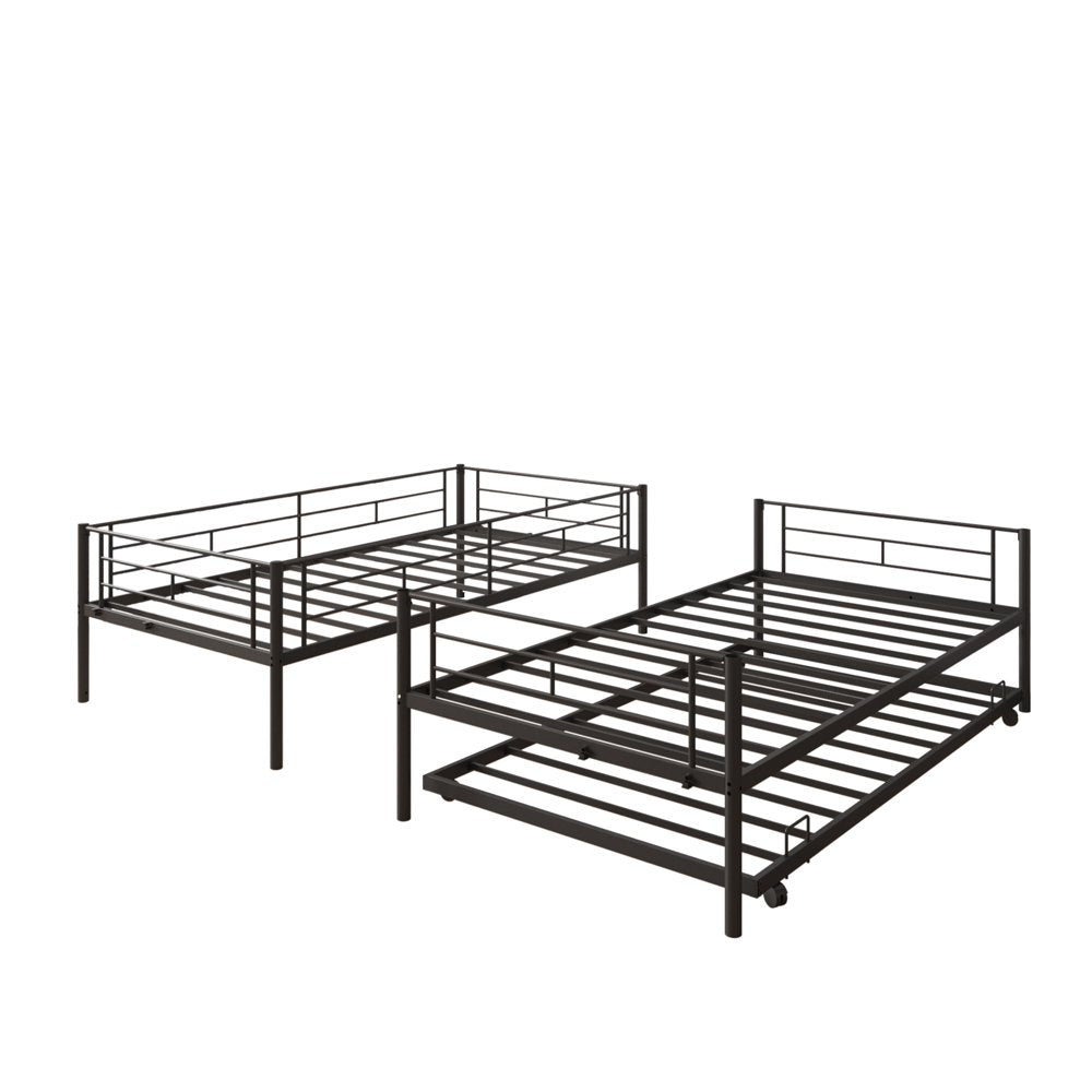 Segmart Metal Twin Bunk Beds with Trundle Bed for Kids Adults Teens - John Pierce Auto Care