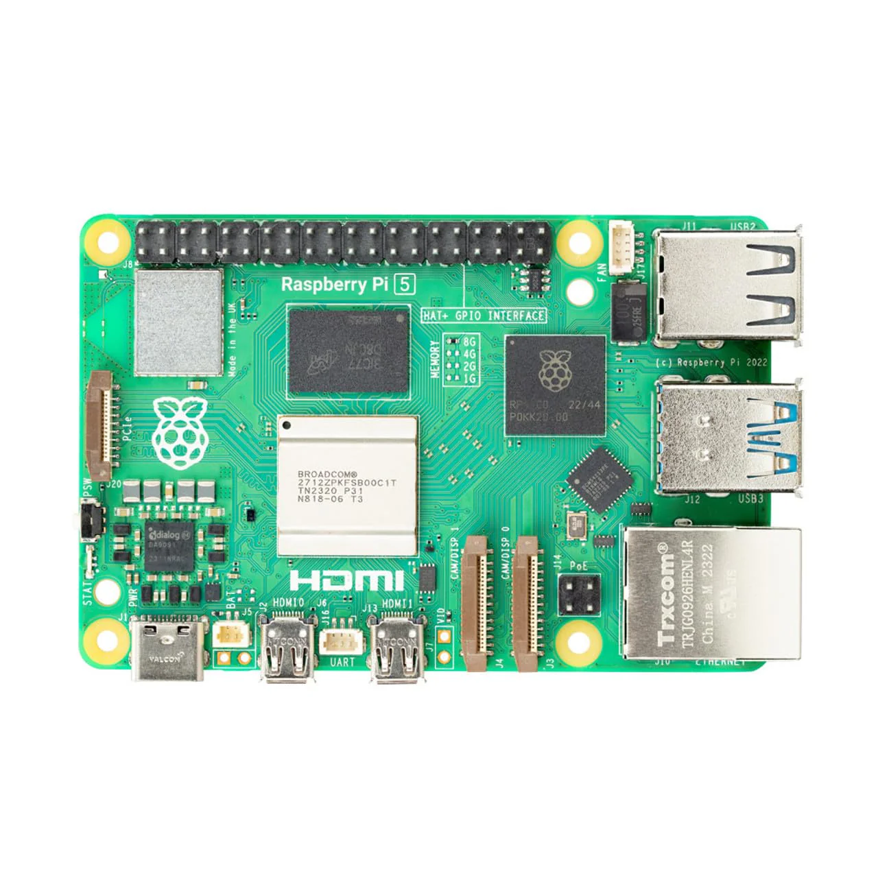 Raspberry Pi 5 Single Board Computer, 8GB - John Pierce Auto Care