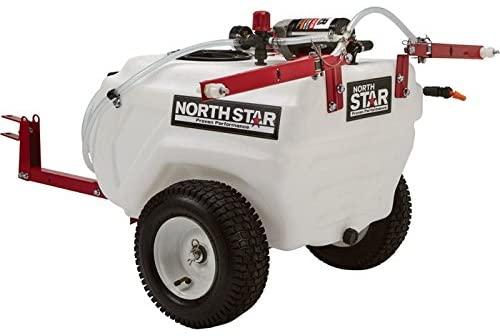 NorthStar Tow Behind Trailer Boom Broadcast and Spot Sprayer �C 21 Gallon Capacity, 2.2 GPM, 12 Volt DC - John Pierce Auto Care