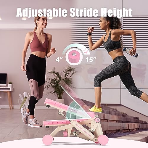 FLYBIRD Stepper for Exercise, Portable Stair Stepper with Resistance Bands for Full Body Workout - John Pierce Auto Care
