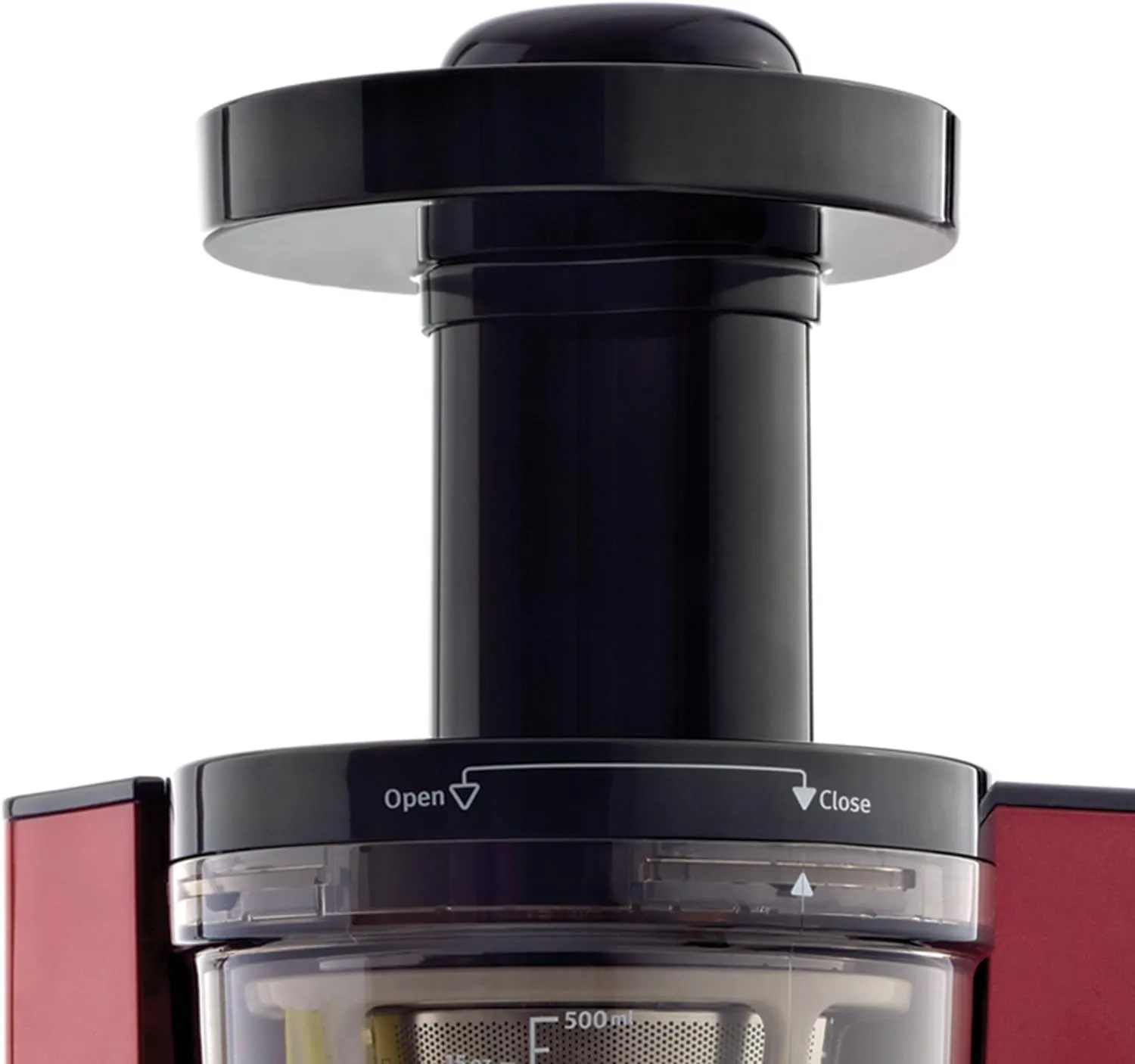 Vertical Masticating Juicer, 43 RPM Compact Cold Press Juicer Machine with Automatic Pulp Ejection, 150 W, Red - John Pierce Auto Care