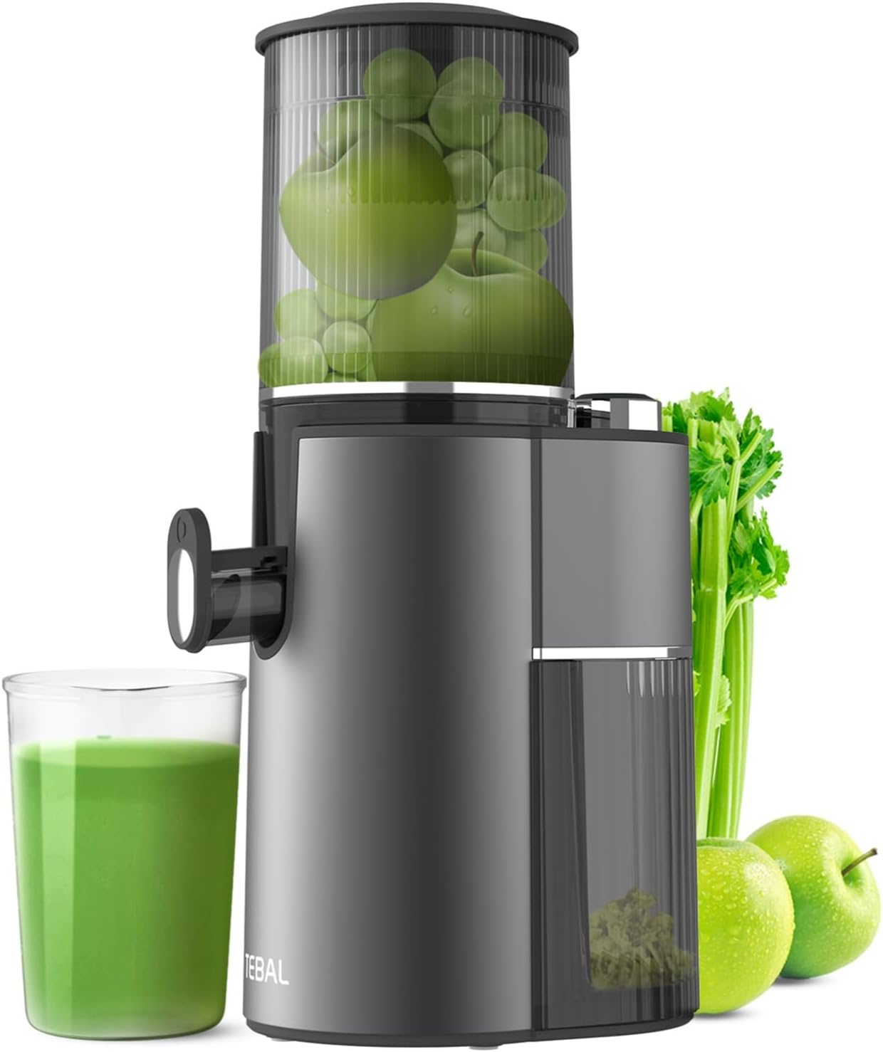 Chewable juicer, main cold juicer with 4.1 inch (104 mm) extra large rotary feed tank - John Pierce Auto Care