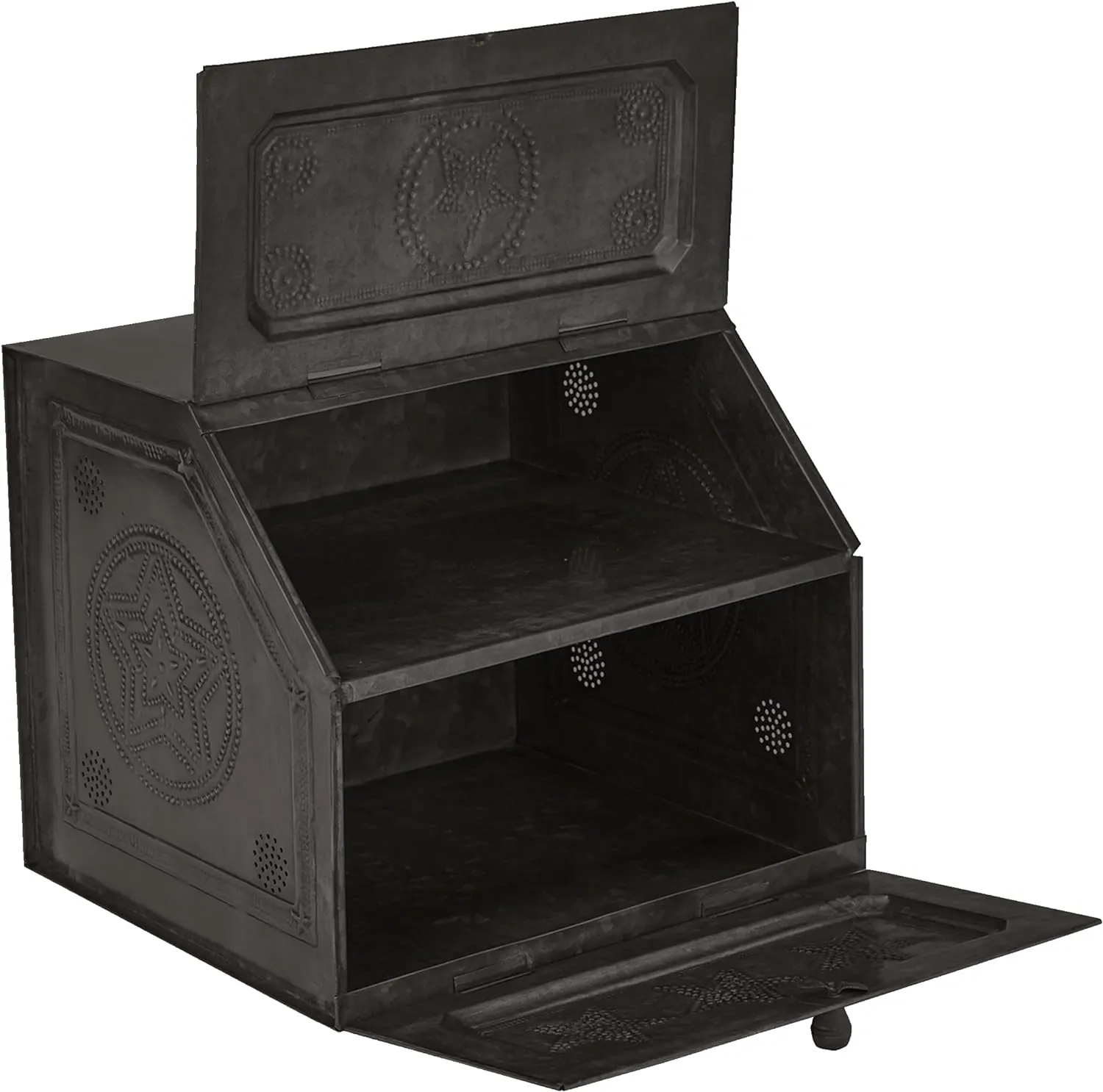 Antique Replica of Tin Bread Box\/desk Storage 21 190 - John Pierce Auto Care