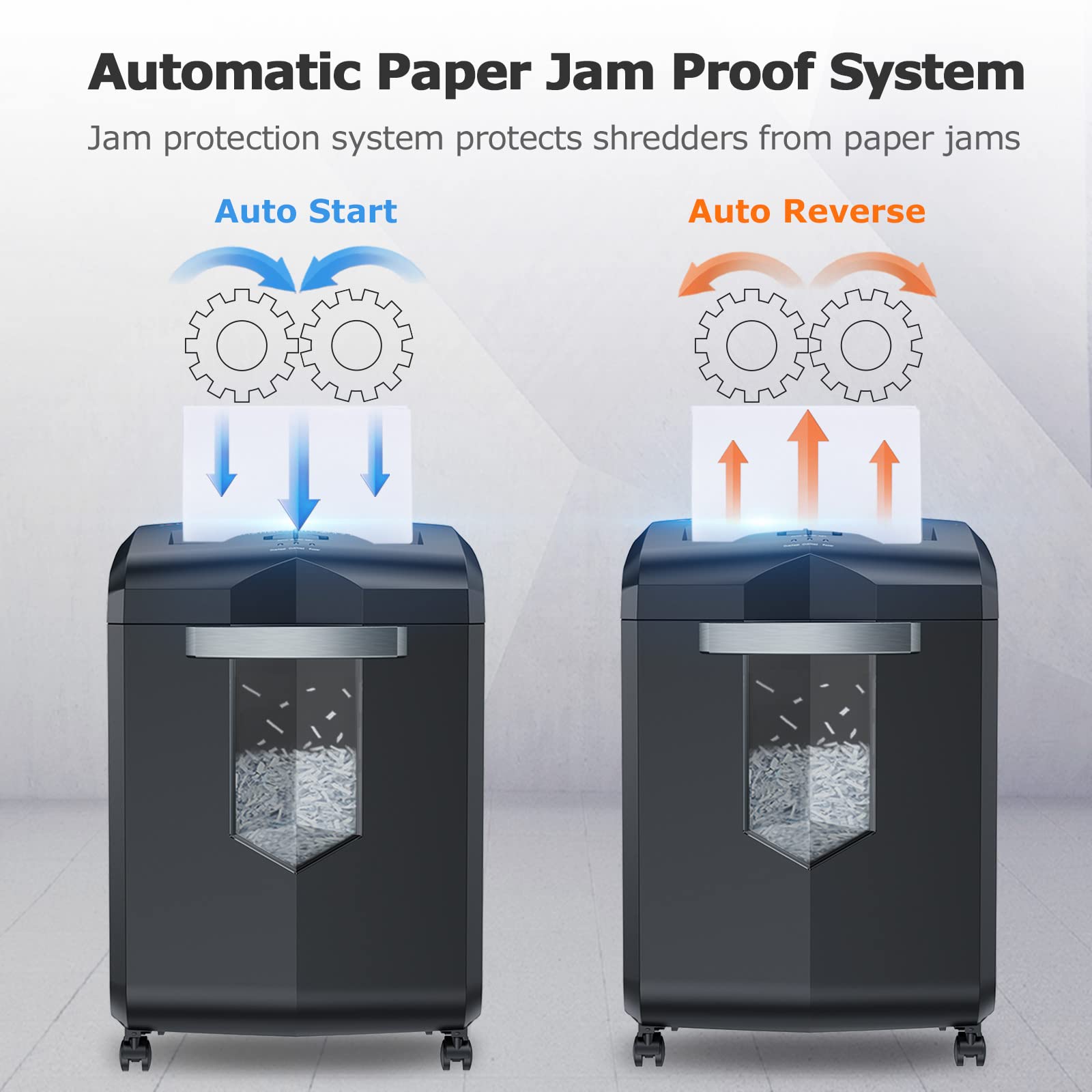 Bonsaii 18 Sheet 60 Minutes Paper Shredder for Office with 6 Gallon Pullout Basket \u0026amp; 4 Casters - John Pierce Auto Care