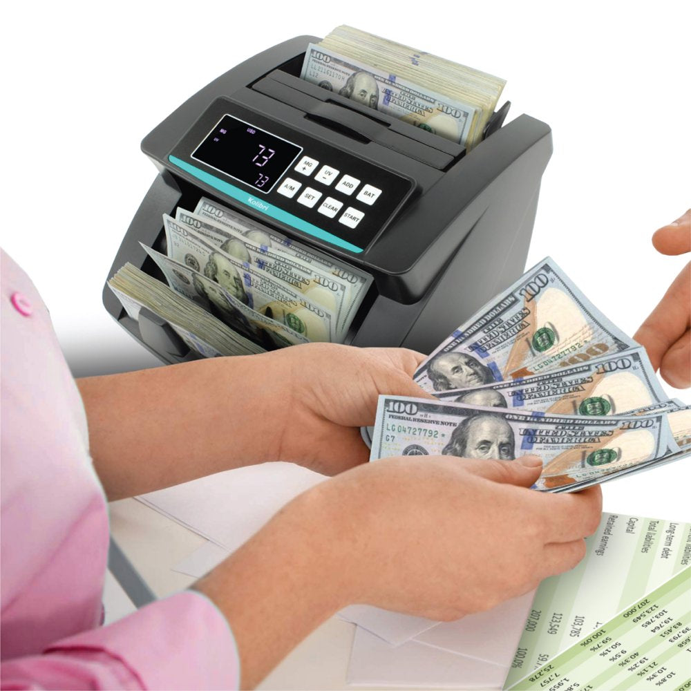 Kolibri Bill Counter\u0026#58; 1,500 bills per min, advanced counterfeit detection, set up in minutes - John Pierce Auto Care