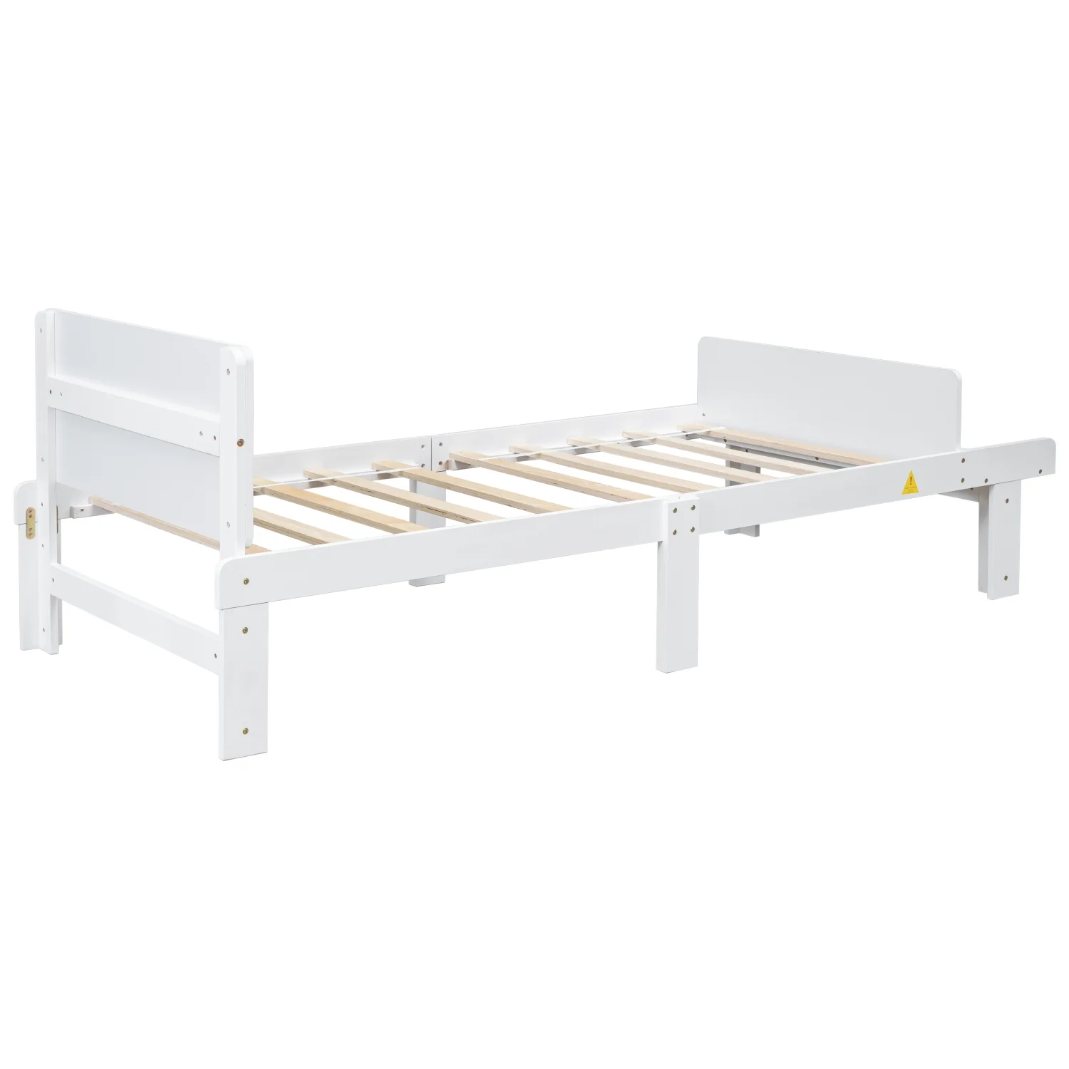 Create a chic and cozy bedroom look with this stylish and elegant white twin bed featuring a footboard bench for added comfort   perfect for enhancing the style and comfort of your bedroo - John Pierce Auto Care