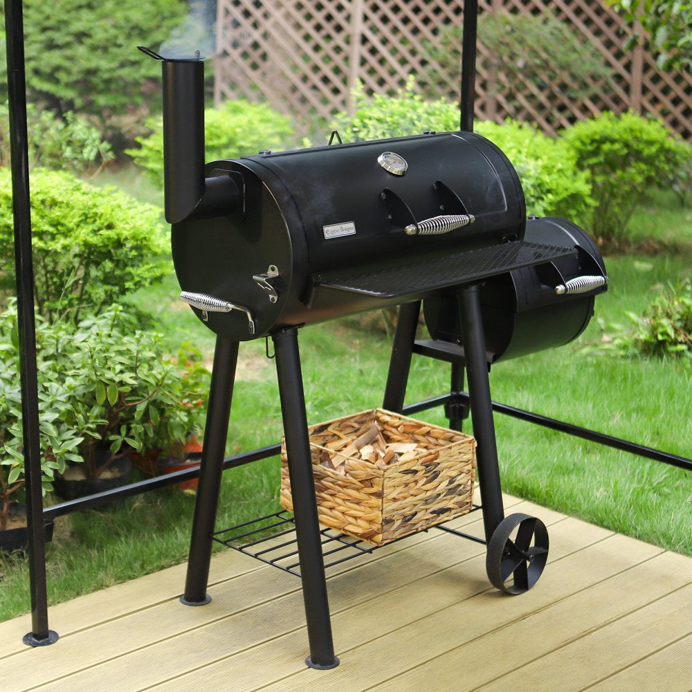 Sophia \u0026amp; William Portable BBQ Charcoal Grill with Offset Smoker - John Pierce Auto Care