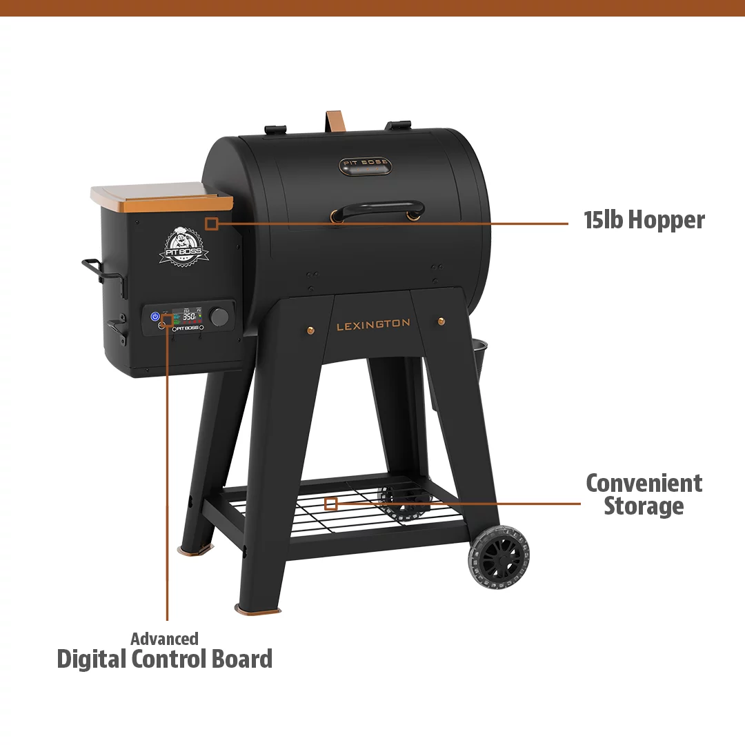 Pit Boss Lexington 500 Wood Pellet Grill - John Pierce Auto Care