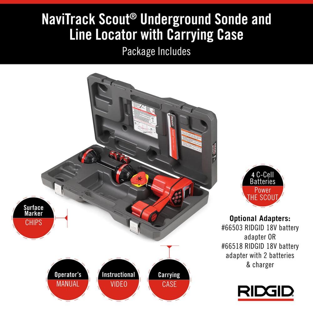 RIDGID NaviTrack Scout Underground Locator - John Pierce Auto Care