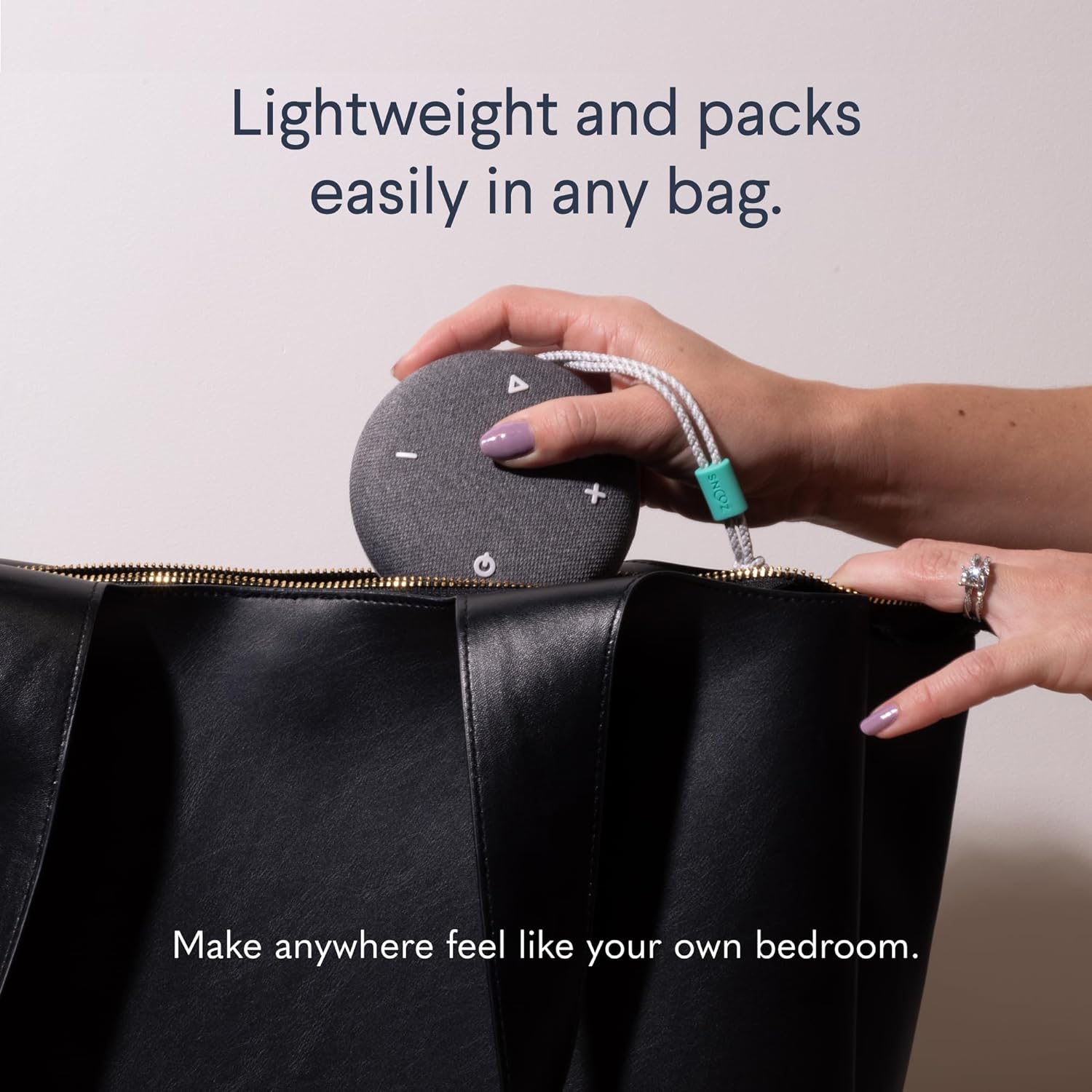 Original Charcoal White Noise Sound Machine and SNOOZ Go Travel Friendly and Portable Sound Machine   Bundle - John Pierce Auto Care