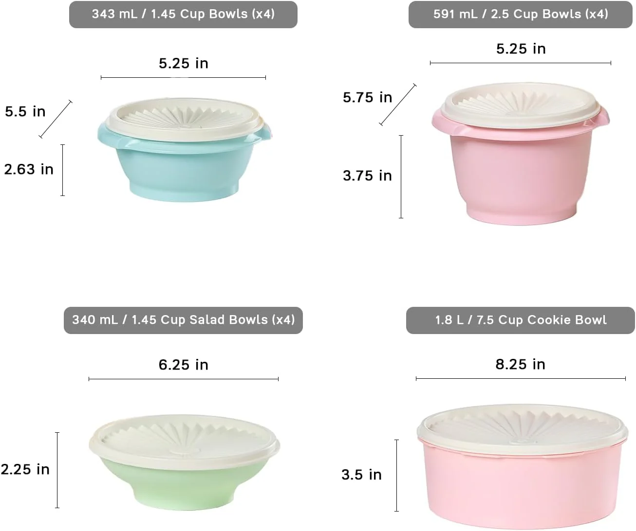 Tupperware Heritage 36-Piece Food Storage Set - John Pierce Auto Care