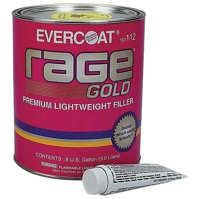 Fiberglass Evercoat Auto Body Filler Rage Gold 3.0 Liters Ea FIB 112 - John Pierce Auto Care