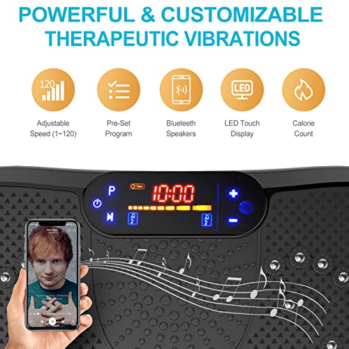 AXV Vibration Plate Exercise Machine Whole Body Workout Vibrate Fitness Platform Machine - John Pierce Auto Care