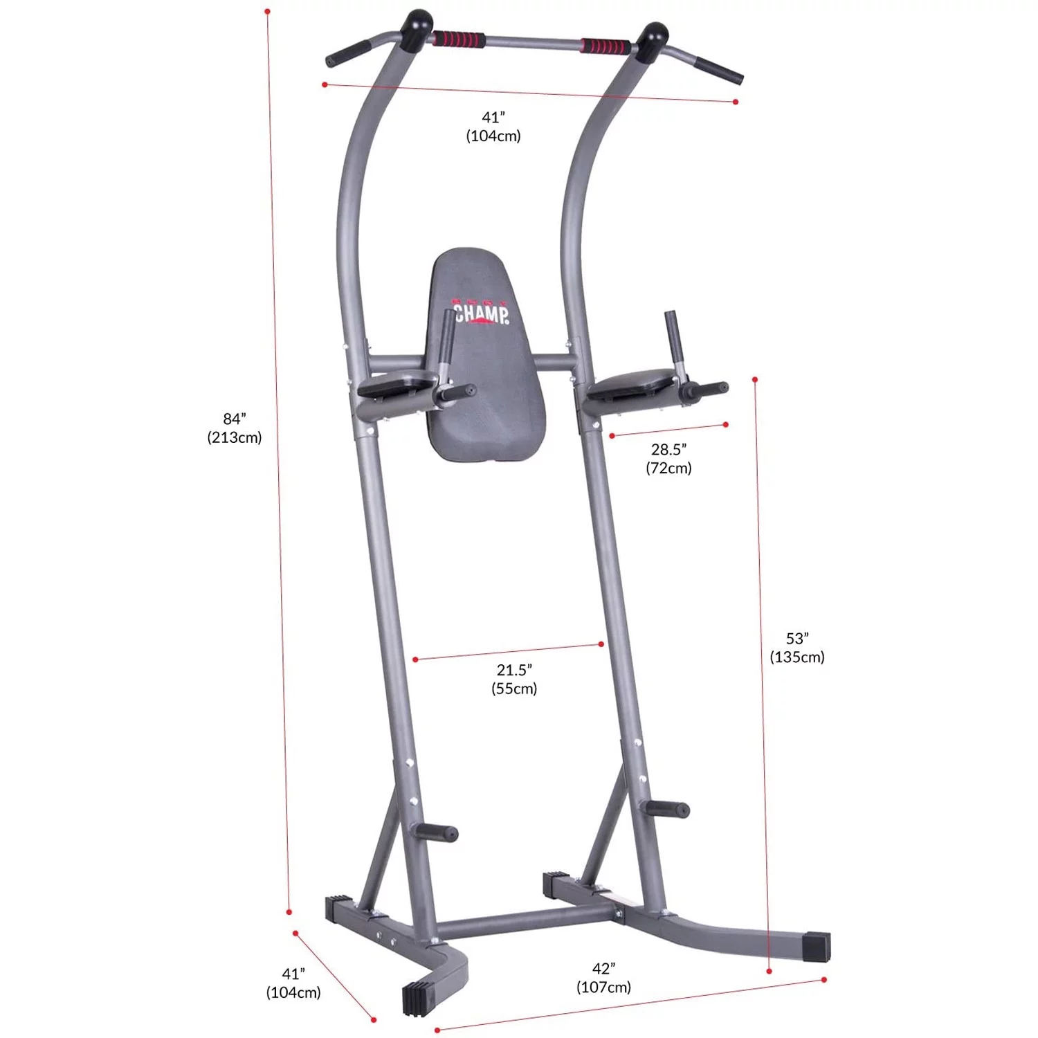 Body Champ PT620 Multi Functional Power Tower for Upper Body Strength Training - John Pierce Auto Care