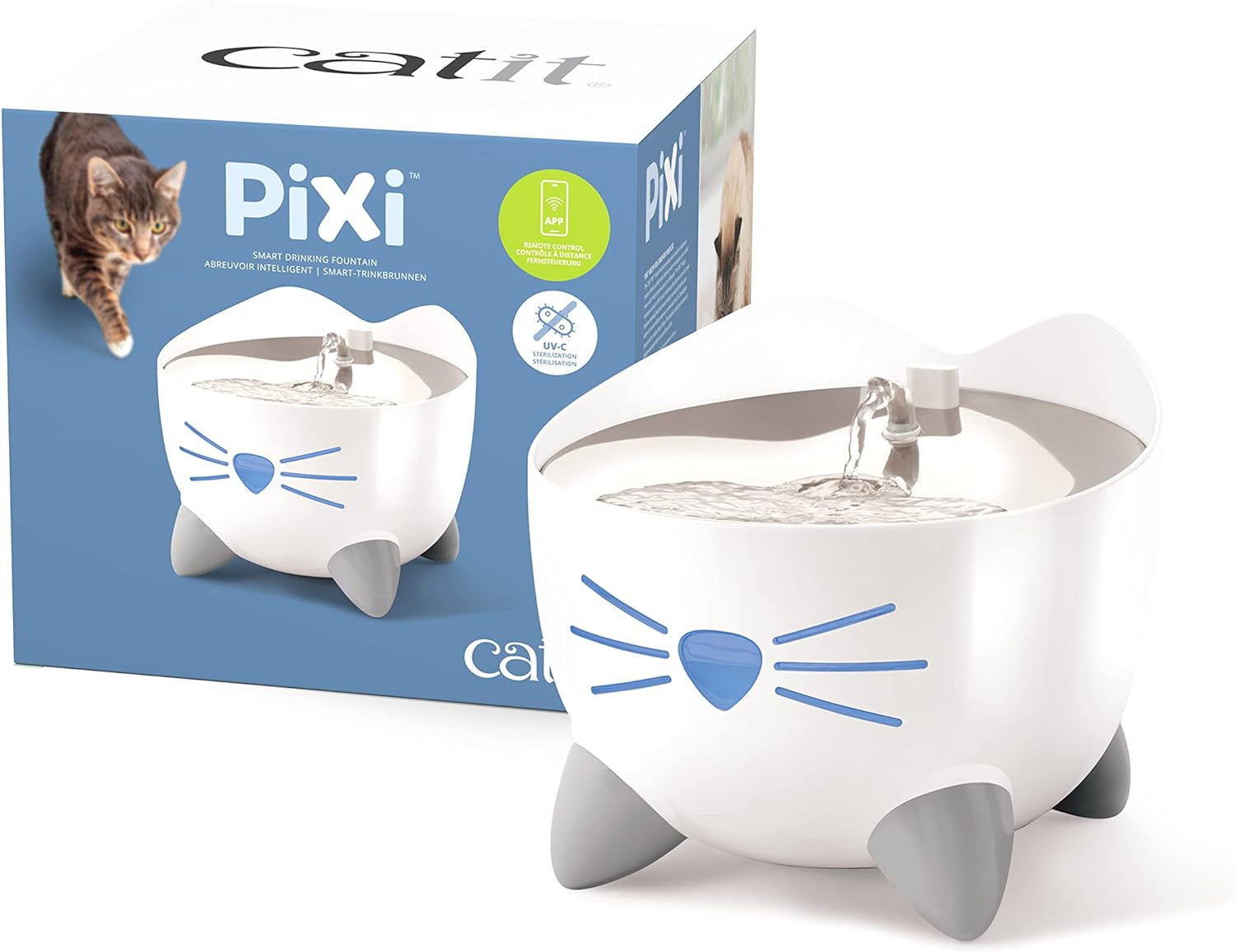Catit PIXI Smart Water Fountain,White - John Pierce Auto Care
