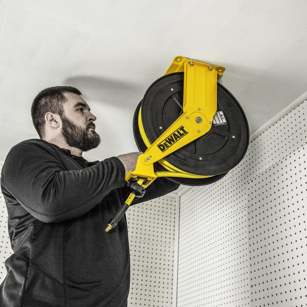 3/8-inch x 50 ft. Auto Retracting Air Hose Reel - John Pierce Auto Care