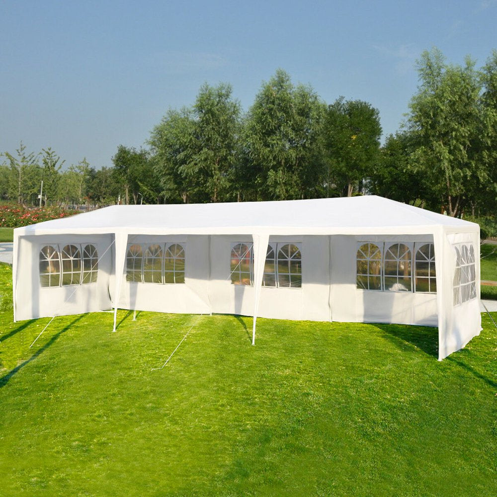 Costway 10\u0026#039;x30\u0026#039; Party Wedding Tent Canopy Heavy duty Pavilion 5 Sidewall - John Pierce Auto Care