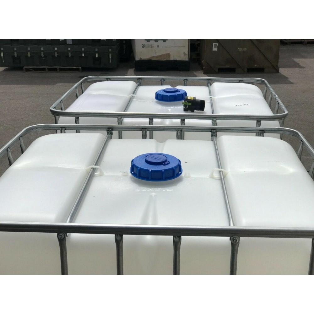 330 Gallon Food Grade IBC | Drinking Water, Rainwater Harvesting Container - John Pierce Auto Care