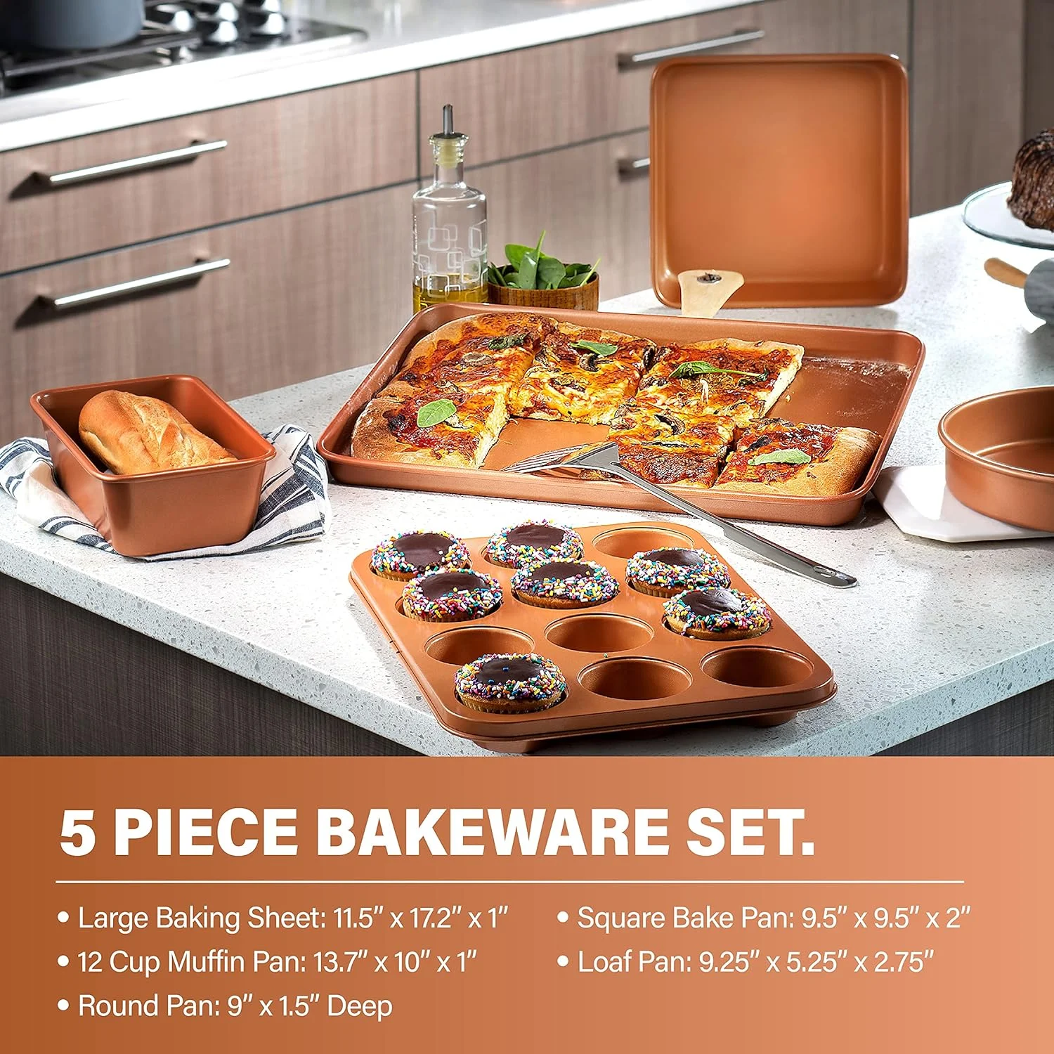 Gotham Steel 15-Piece Hammered Cookware Set - John Pierce Auto Care