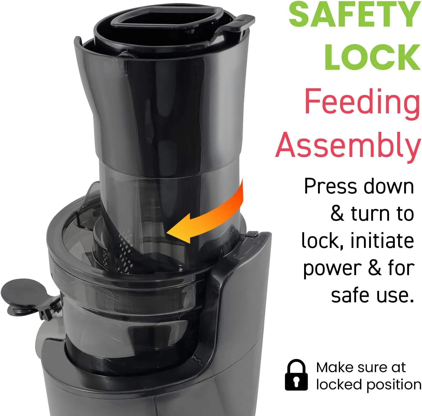 Elite Gourmet EJX320 Big Mouth Whole Fruit 5.2�� Self Feeding Chute, Cold Press Masticating Slow Juice Extractor��Black - John Pierce Auto Care