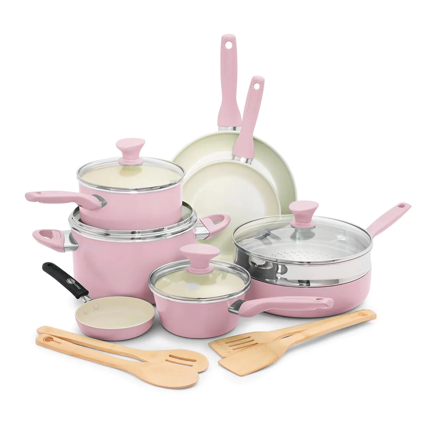 GreenPan Rio 16-Piece Ceramic Cookware Set - John Pierce Auto Care