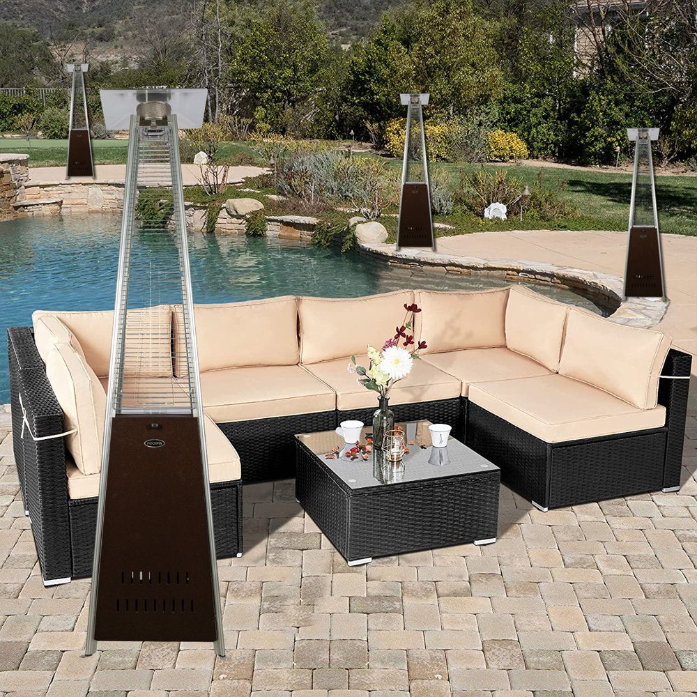NAVINE 48,000 Btu Outdoor Propane Heater with Detachable Table - John Pierce Auto Care