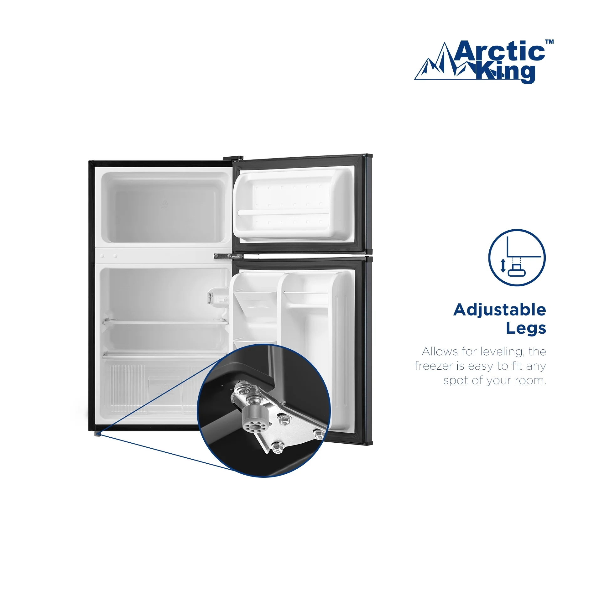 Arctic King 3.2 Cu. Ft. Mini Fridge, Stainless - John Pierce Auto Care
