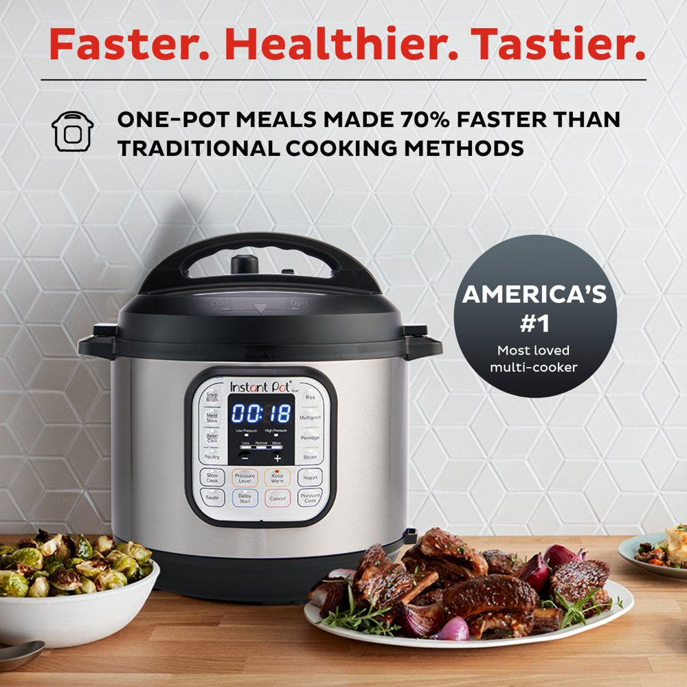 Instant Pot Duo 6 Qt Electric Pressure Cooker 7 In 1 with Easy Release Steam Switch - John Pierce Auto Care