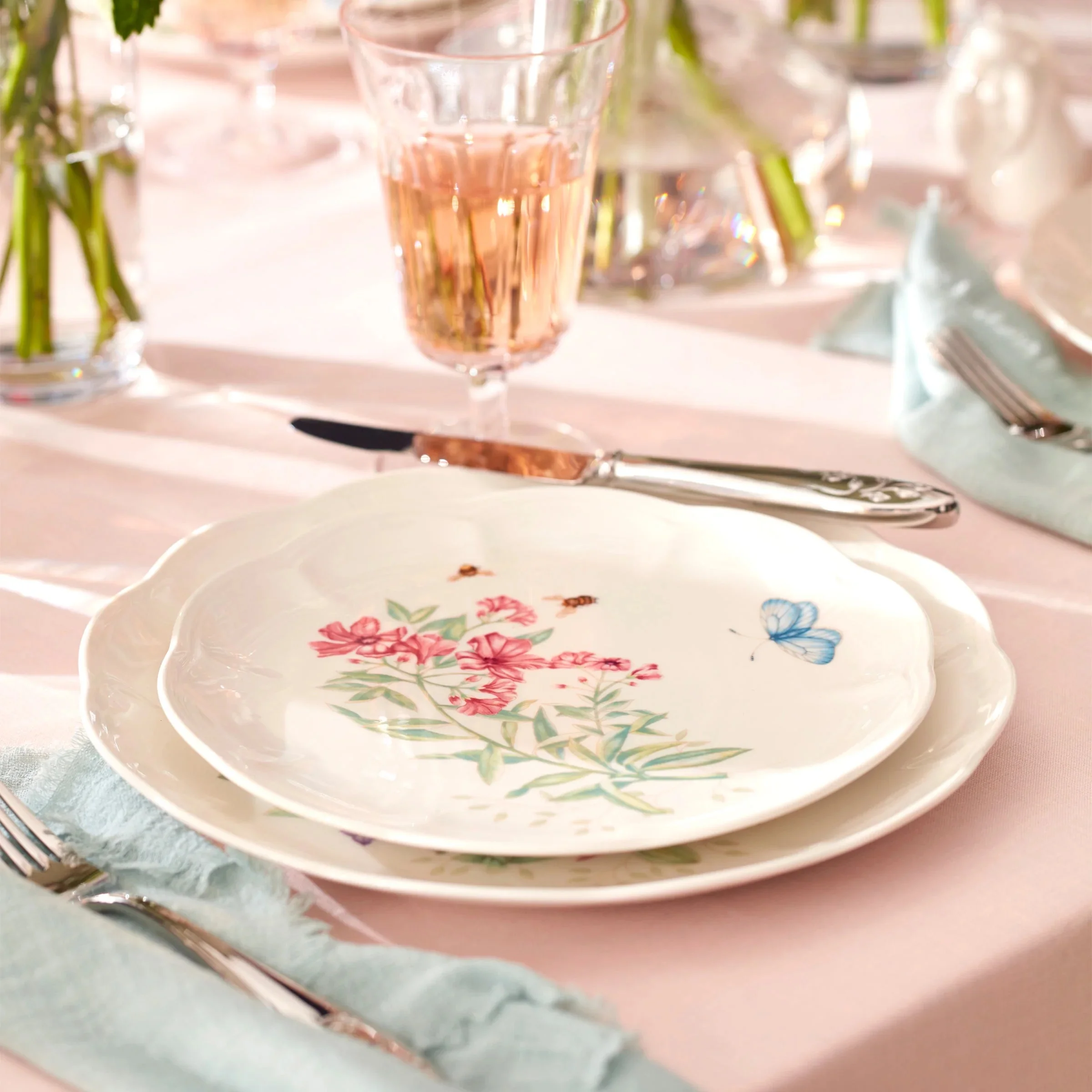 Lenox Butterfly Meadow 18-Piece Dinnerware Set, Service for 6 - John Pierce Auto Care