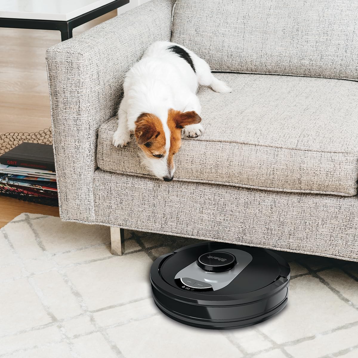 Super robotic vacuum cleaner, 30 day capacity bagless self empty base, WiFi, Alexa compatible, black\/silver - John Pierce Auto Care